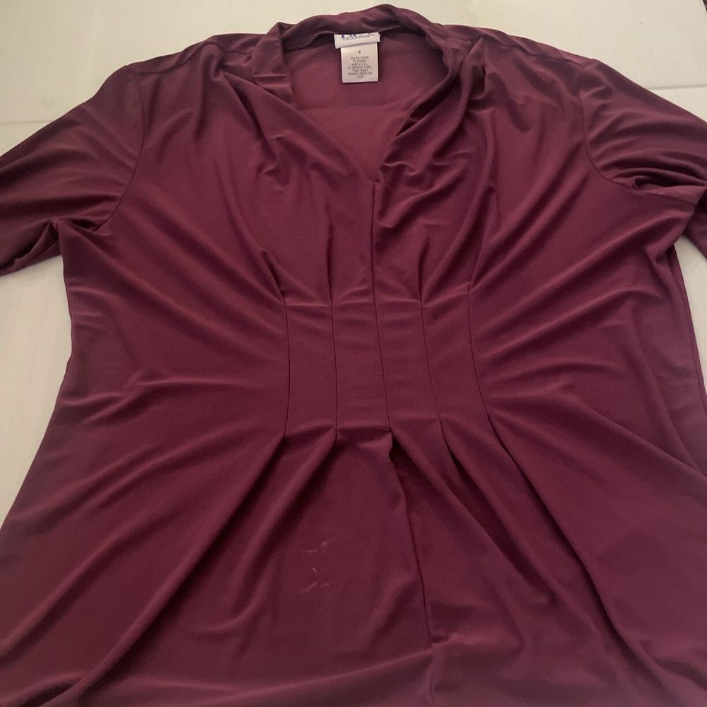 bfa‎ classics shirt maroon long sleeve size small